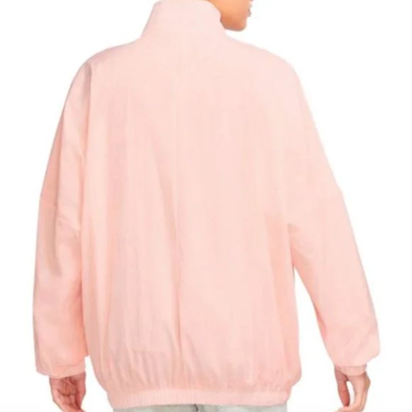 Vintage Bomber Jacket Windbreaker 80's Ken Pink by Abraxas Track Style SZ XL NEW - Picture 3 of 16